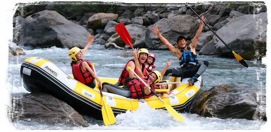 Rafting ludique en famille