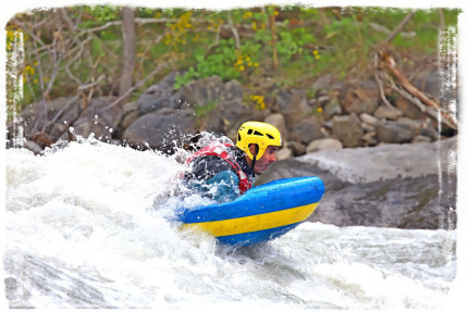 hYDROSPEED SUR L'uBAYE